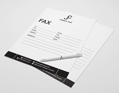 Fax Cover Sheet Design