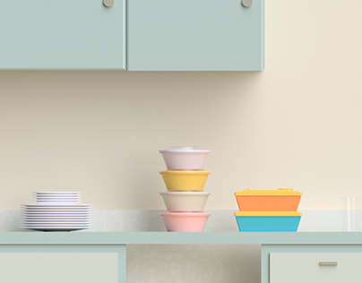 Stackable Tupperware - 3D Product Design