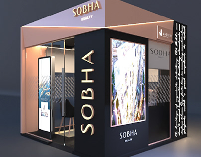 Signage works on sobha Exhibition stand