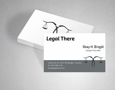 ''Legal There'' Business Card Renovation