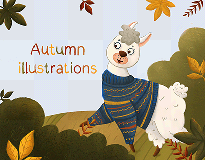Cozy autumn illustrations