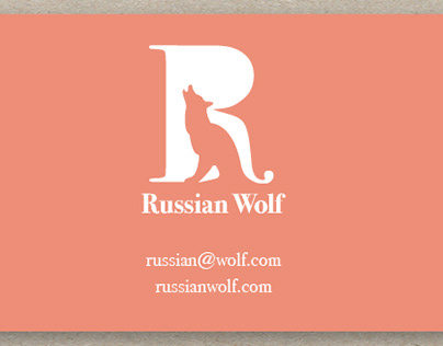 Russian Wolf Fashion Identity Design