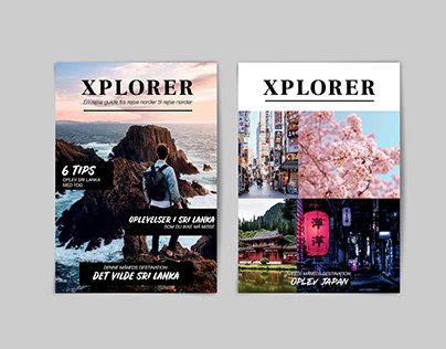 XPLORER travel magazine concept (Danish)