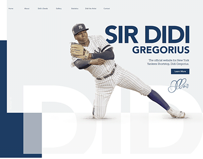 New York Yankees' Sir Didi Gregorius Website