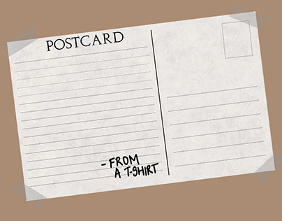 Postcards- From a T-shirt