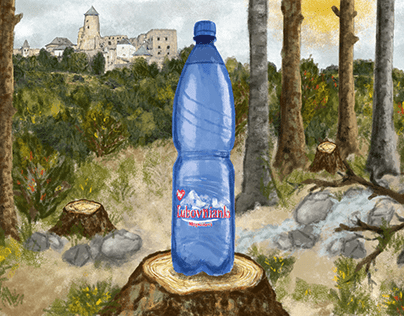 Advertising Illustrations I Mineral Water ĽUBOVNIANKA