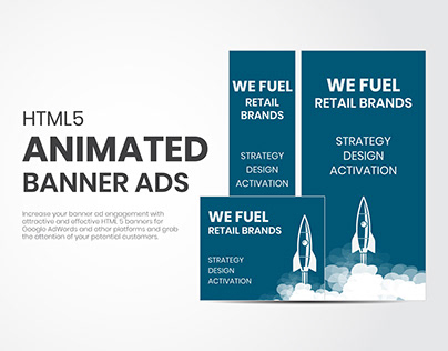 Animated Banner Projects | Photos, videos, logos, illustrations and  branding on Behance