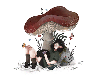 "mantarları beklerken / waiting for mushrooms"