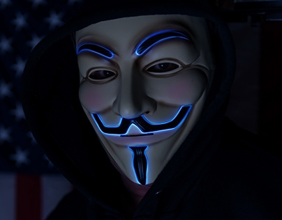 Photo manipulation: Anonymous mask