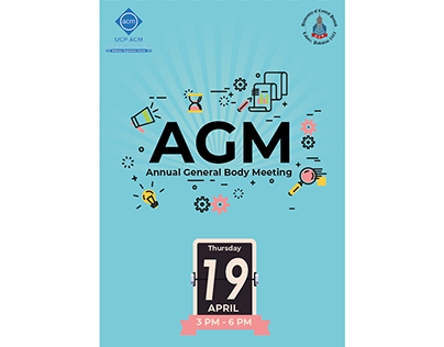 Annual General Body Meeting Poster Design