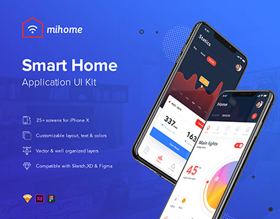 MIHOME - Smart Home UI Kit