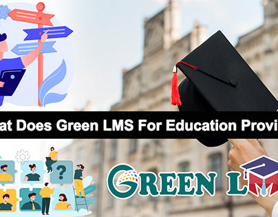 What Does Green LMS for education provide?