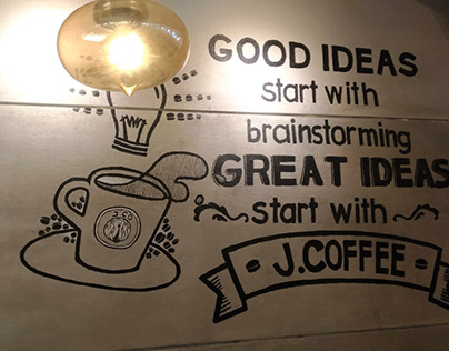 J.Co Coffee Mural