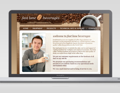 Fastlane Beverages Website