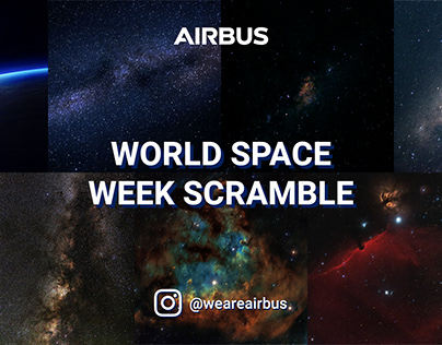 WORLD SPACE WEEK SCRAMBLE POST FOR AIRBUS