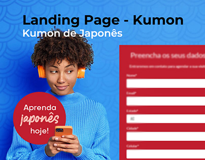 Kumon South America - Landing Page Nihongo