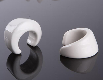 "O&C" porcelain rings for HIM and HER
