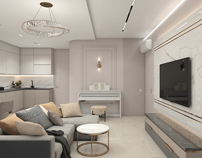 Project thumbnail - Kitchen-living room