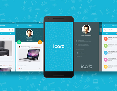 icart (sample andriod design for eCommerce)