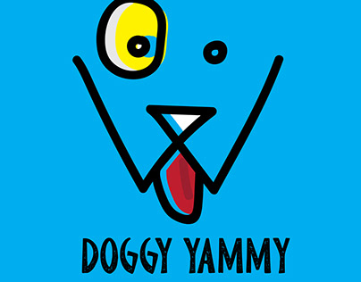 Doggy Yammy Hot Dog Logo