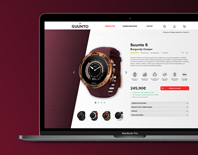 UI - Suunto interface