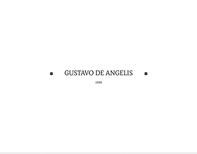 Gustavo De Angelis : E-Commerce website Design
