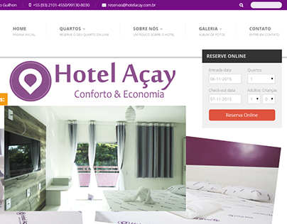 Wordpress website: Hotel Açay