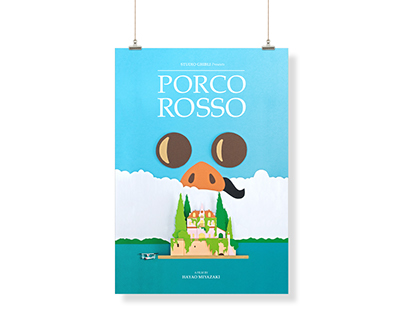 Porco Rosso Poster Tribute to Hayao Miyazaki