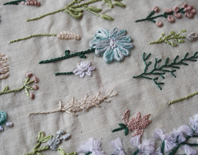 Timeless Florals : Hand Embroidery