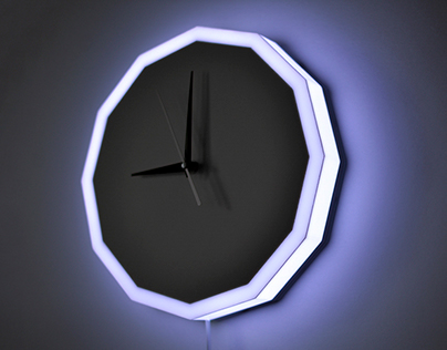 Wall clock-light object