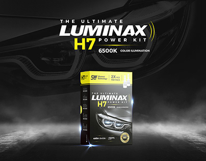Luminax H7 Power Kit Packaging Design