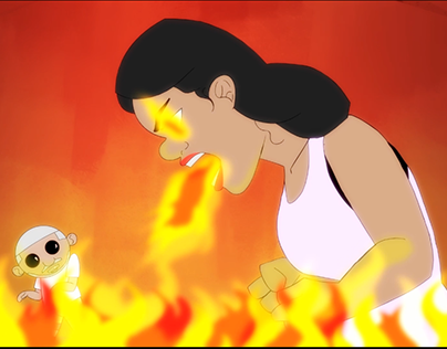 Animated music video titled badmood