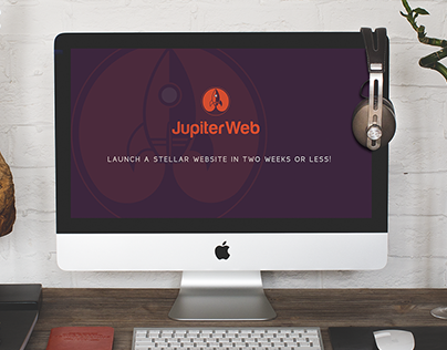 Stellar logo design for JupiterWeb.