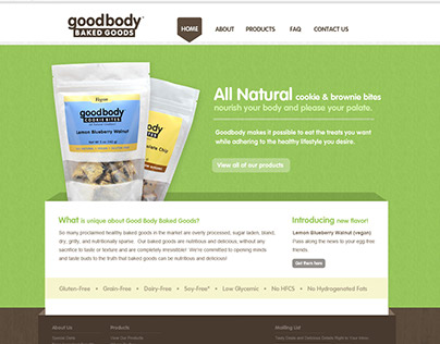 Goodbody Baked Goods - Packaging & Website