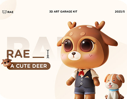 A cute deer-Rae|IP DESIGN CHARACTER DESIGN
