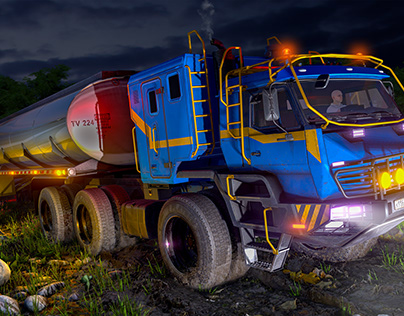 Offroad Mud Oil Truck Simulator