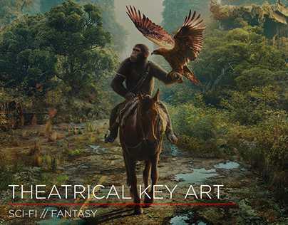 Project thumbnail - Theatrical Key Art -Sci-Fi // Fantasy