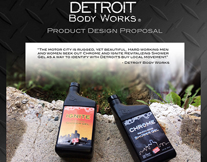 Detroit Body Works - Product Package Design