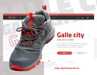 Online Shoe Store UI UX