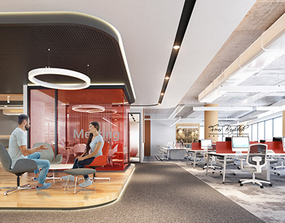 1000m² Office Interior Design
