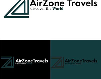 Air Zone Travel Company Logos Session 11
