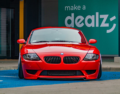Red Bmw Z4 Coupe AirRide