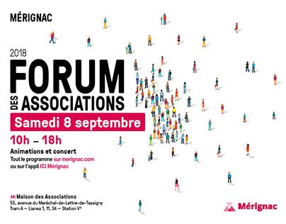 Création visuel Forum des Associations 2018