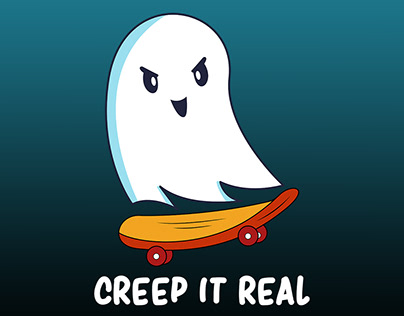 Creep It Real - Cute Halloween Ghost