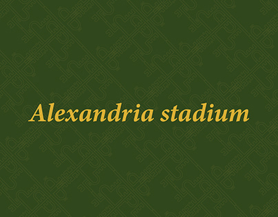 unofficial logo for Alexandria stadium