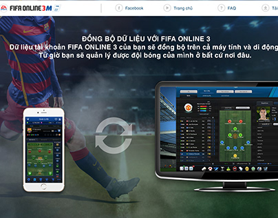 FIFA Online 3M Microsite