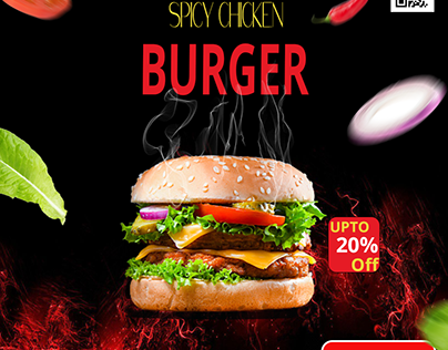 Chiken Burger Advertisement