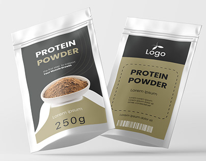 Creative packaging pouch design for protein powder