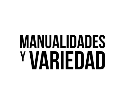 MANUALIDADES/VARIEDAD