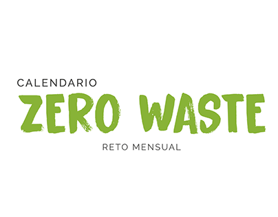 Calendario Zero Waste - Reto mensual